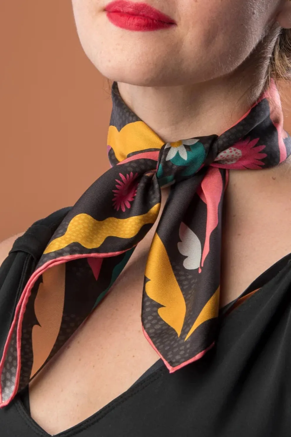 DORA NOLA Small Silk Scarf - Our Stories