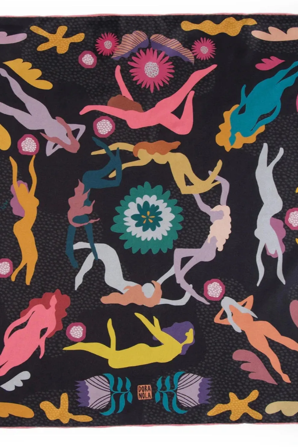 DORA NOLA Small Silk Scarf - Our Stories