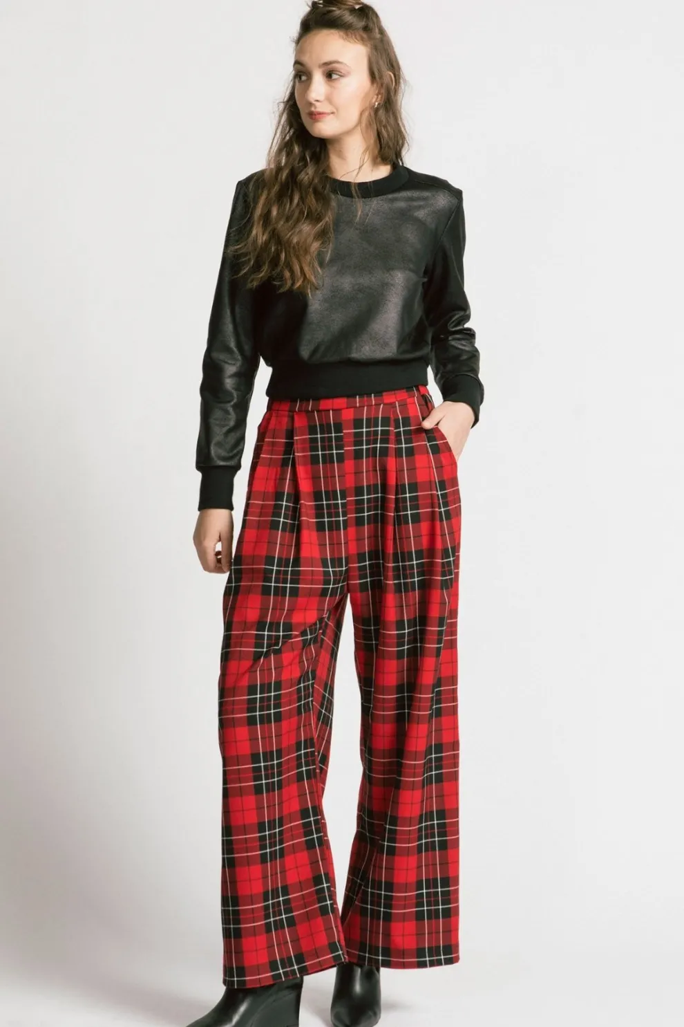 ALLISON WONDERLAND Katherine Pants - Plaid