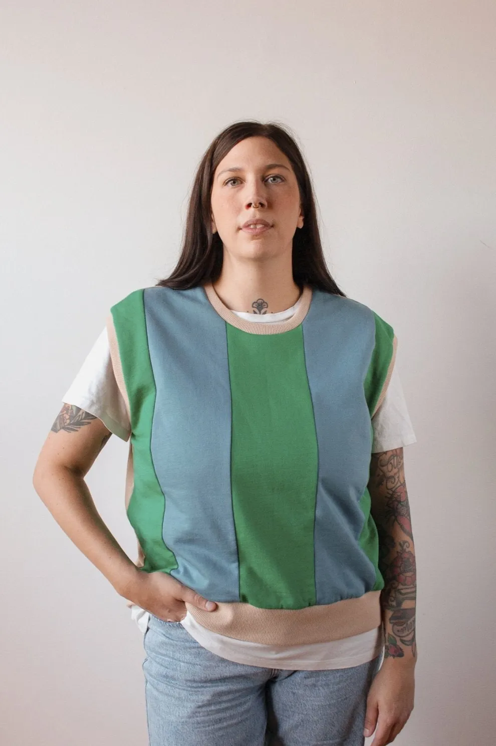 FABRIQUE Z Colorblock Tank Top