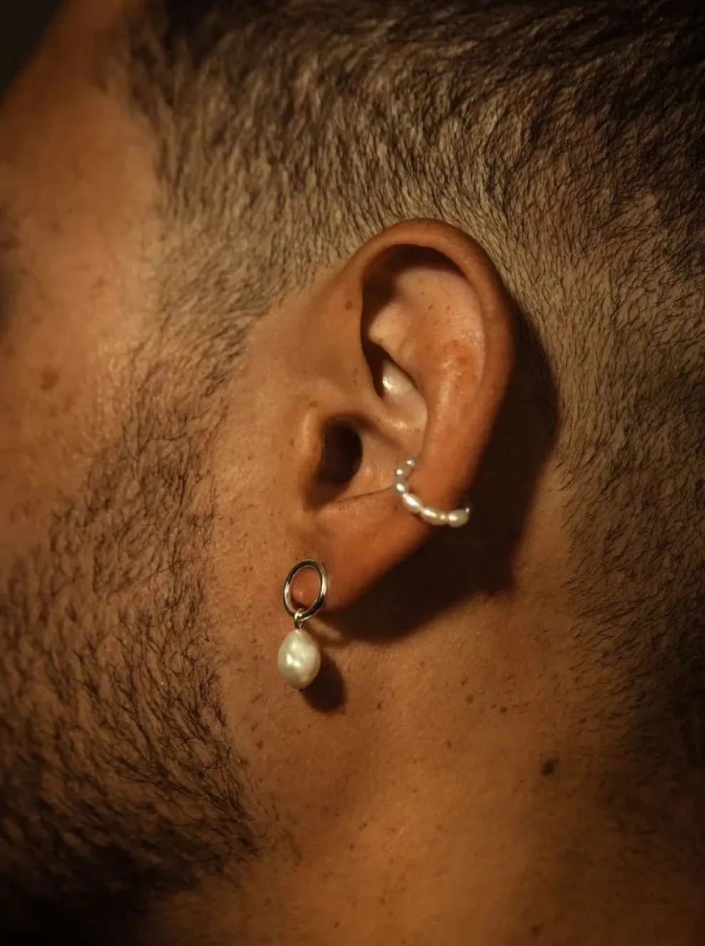 SARAH BIJOUX Adjustable Pearl Ring