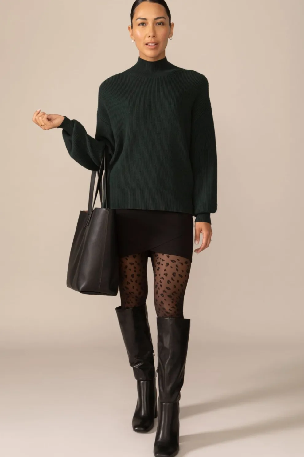 RACHEL Tulip Skirt - Black