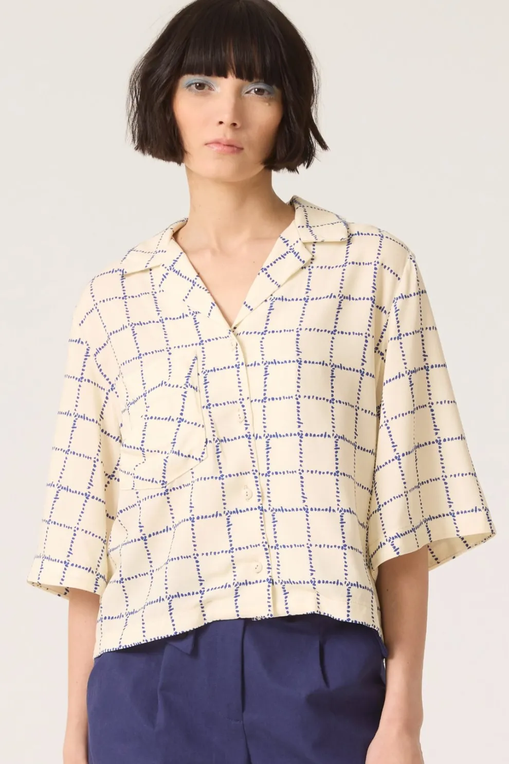 COKLUCH Ritual Shirt - Cream Checks