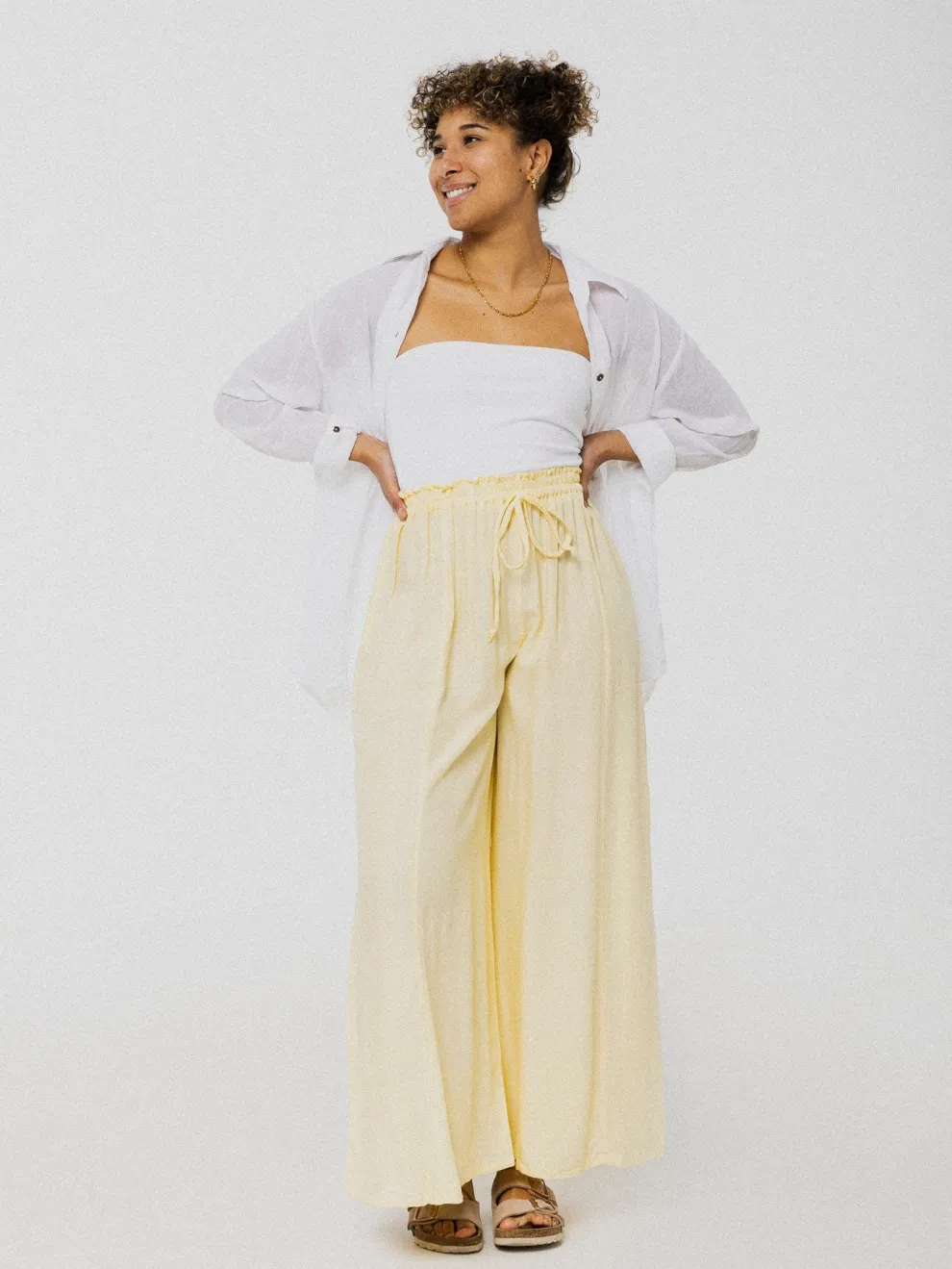 PINEAPPLE BANANAS Luna Pants - Yellow