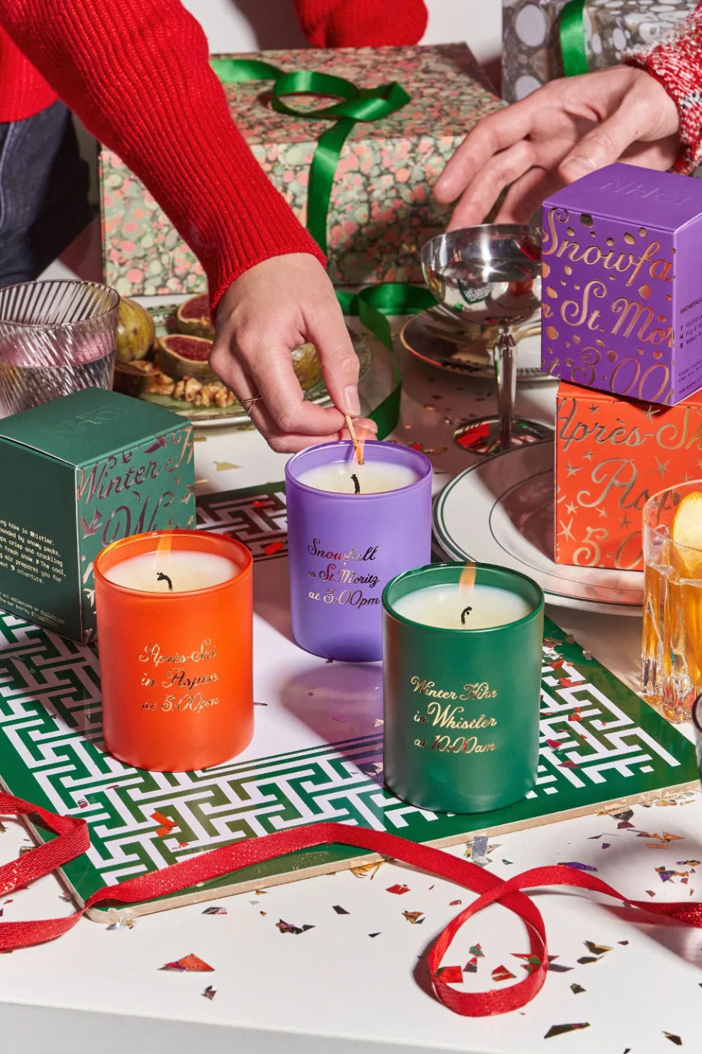 LOHN Snowfall Candle