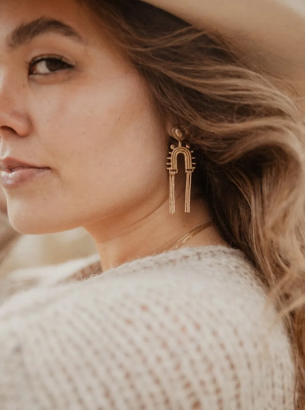 HAWKLY Marta Earrings - Bronze