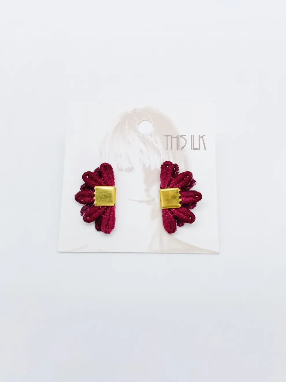 THIS ILK Larrea Earrings - Terracotta