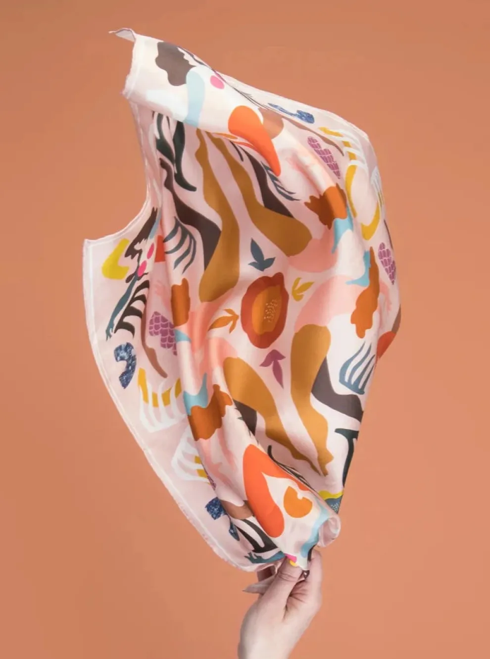 DORA NOLA Small Silk Scarf - Elle