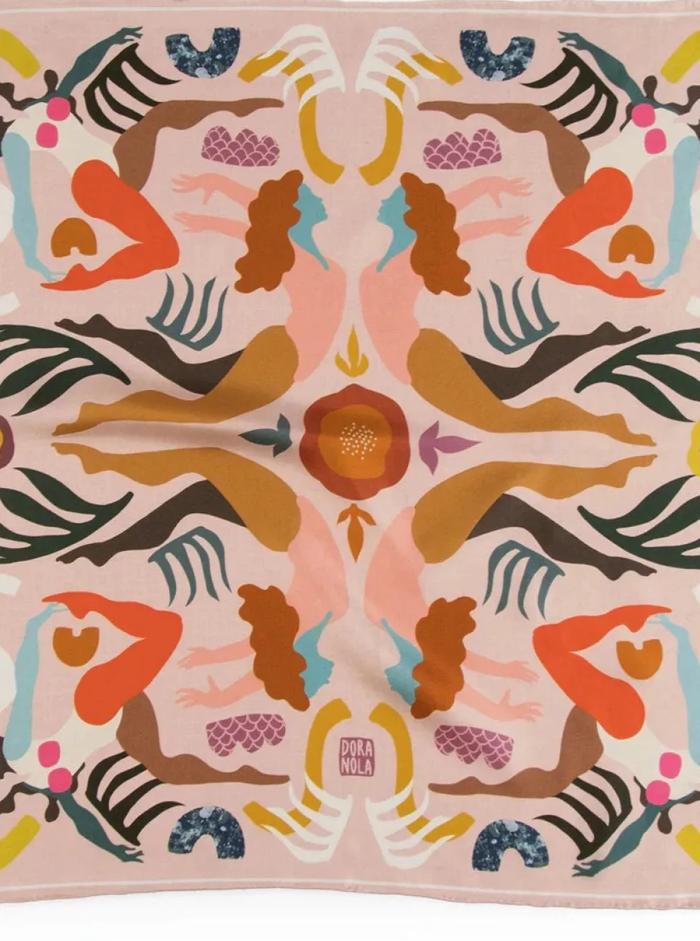 DORA NOLA Small Silk Scarf - Elle