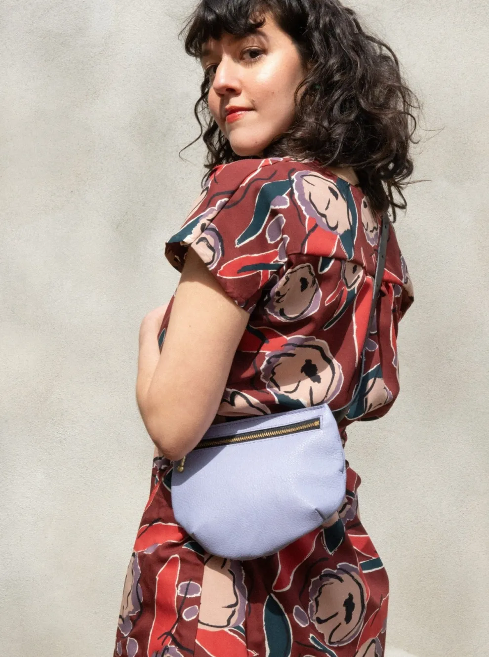 KAZAK Bowie Clutch Bag - Lilac