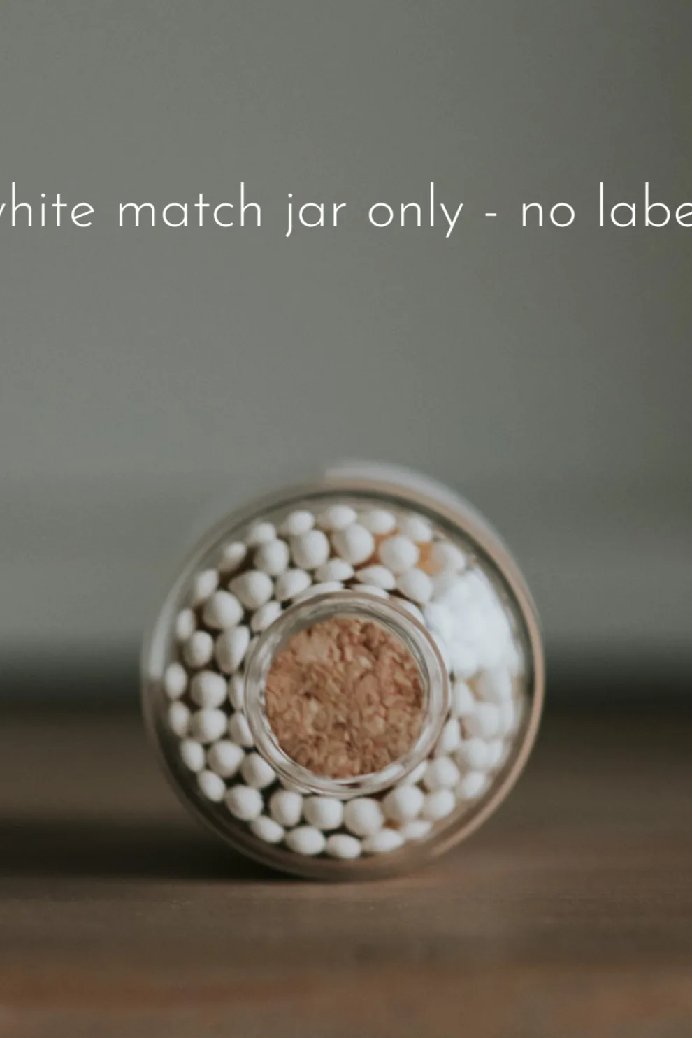 MATCHSTICK BOUTIQUE Color Tip Apothecary Jar Matches