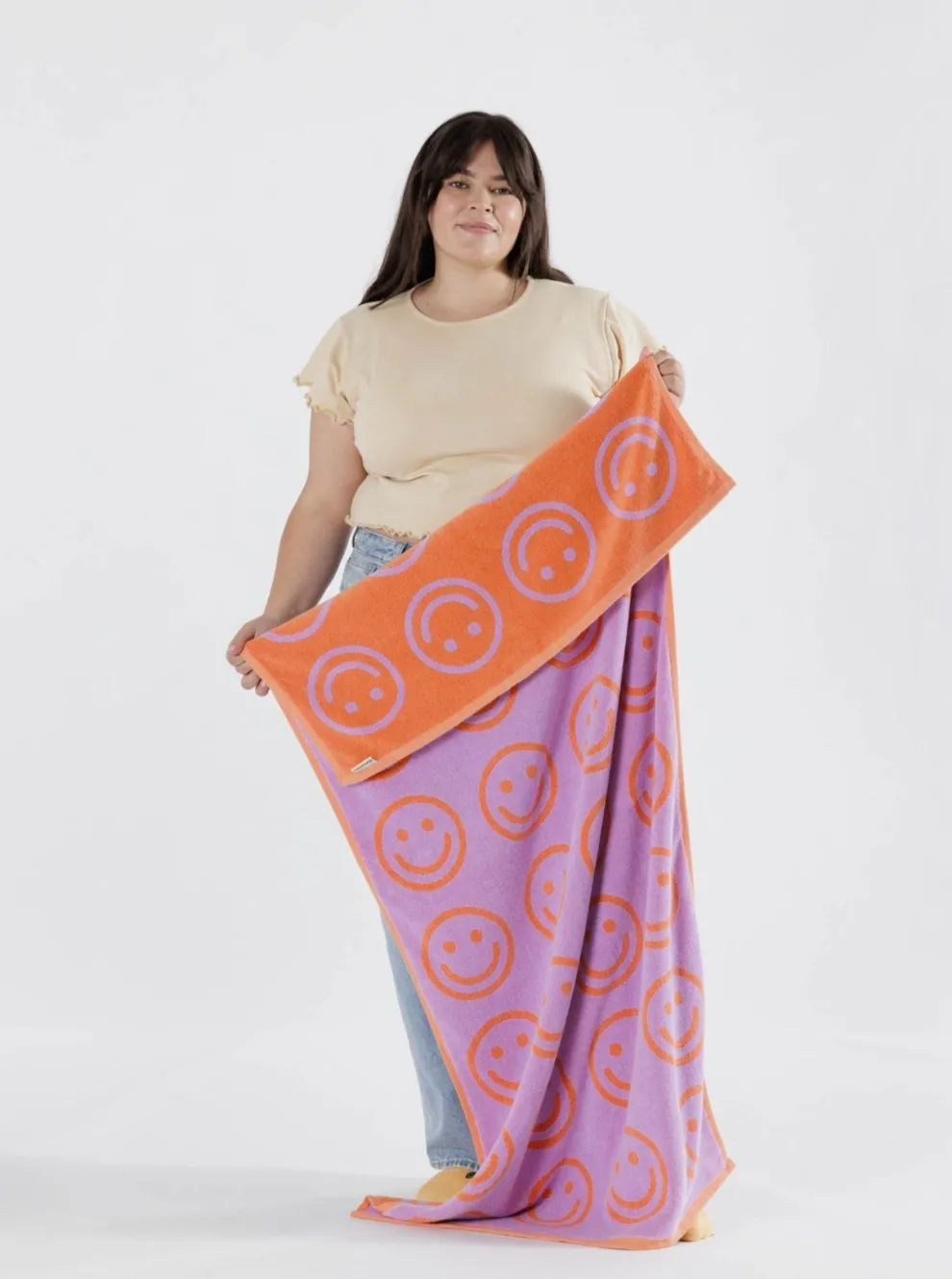 BAGGU Bath Towel - Happy Lila