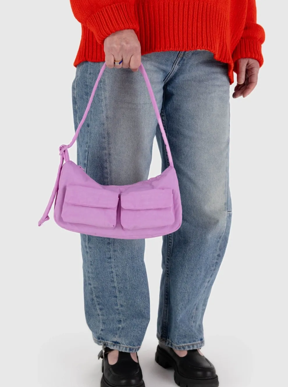 BAGGU Cargo Shoulder Bag - Peony