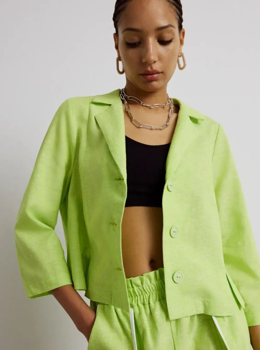 EVE GRAVEL Barty Jacket - Key Lime