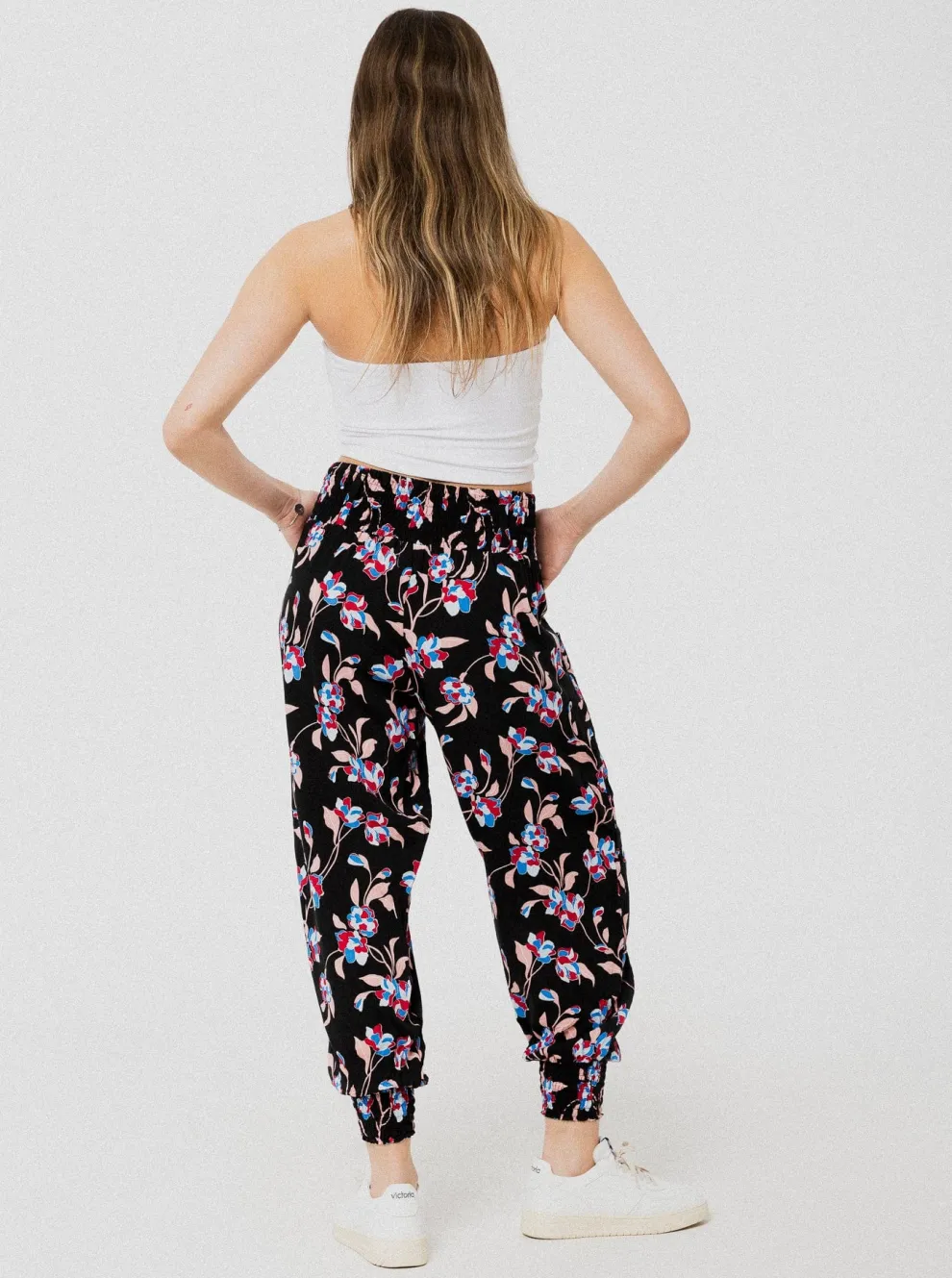 Bombay pants - Black flower