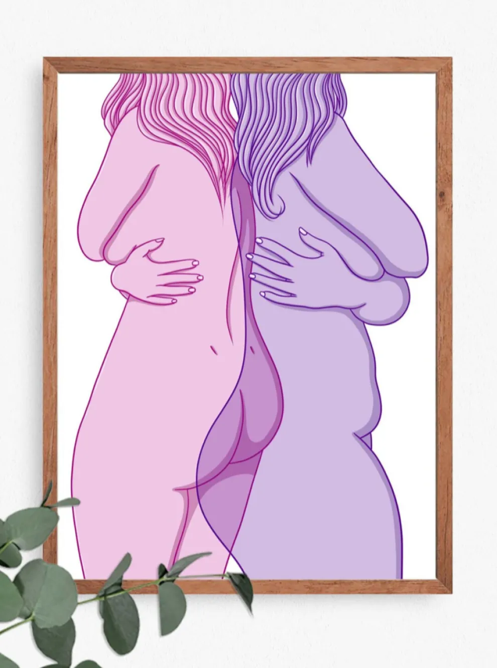 CHARLIE BOURDEAU Self Hug Print