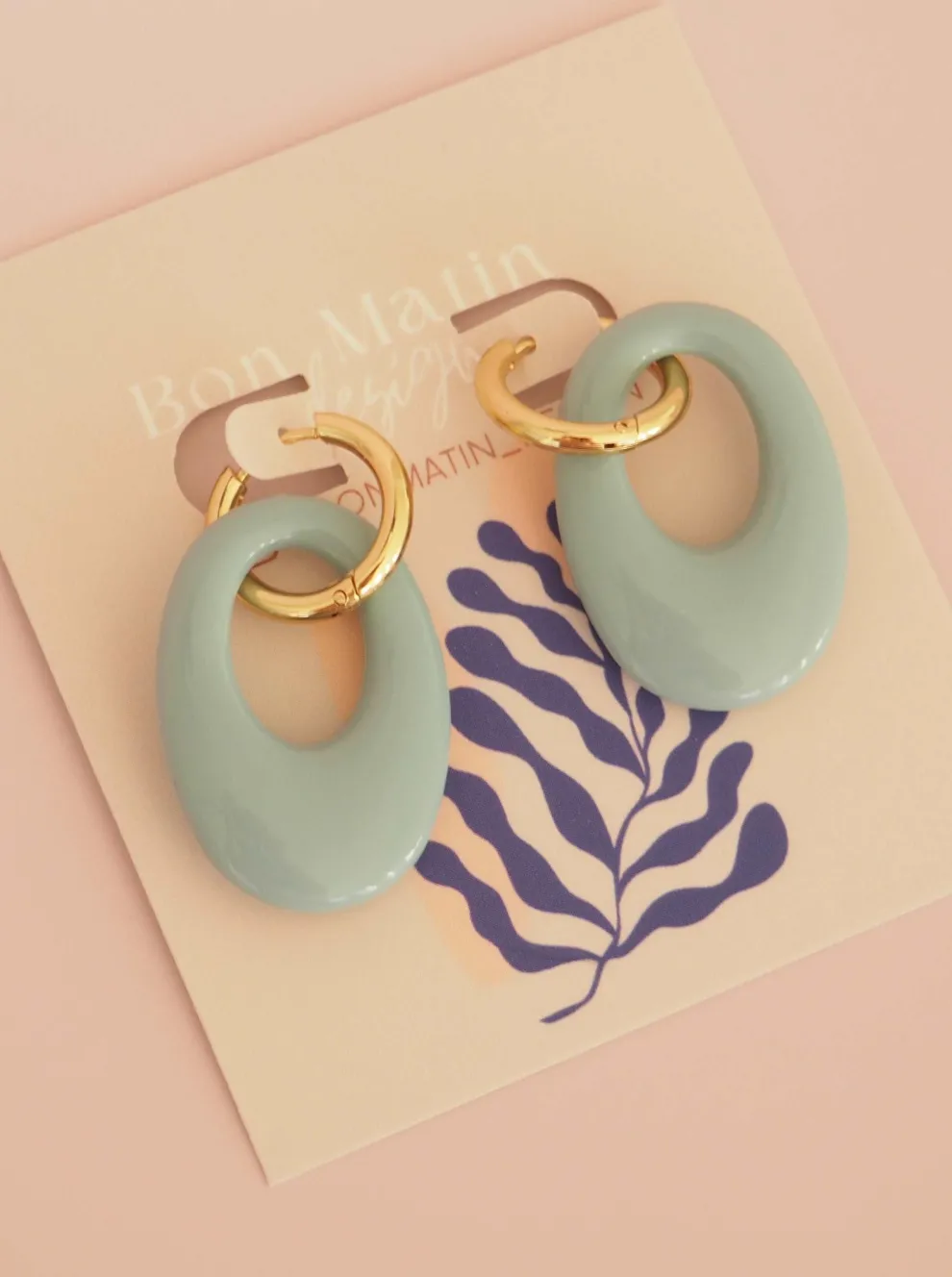 GOOD MORNING Blume Earrings - Frosted