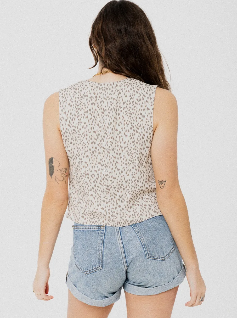 PINEAPPLE BANANAS Haut Méli - Ivory pattern