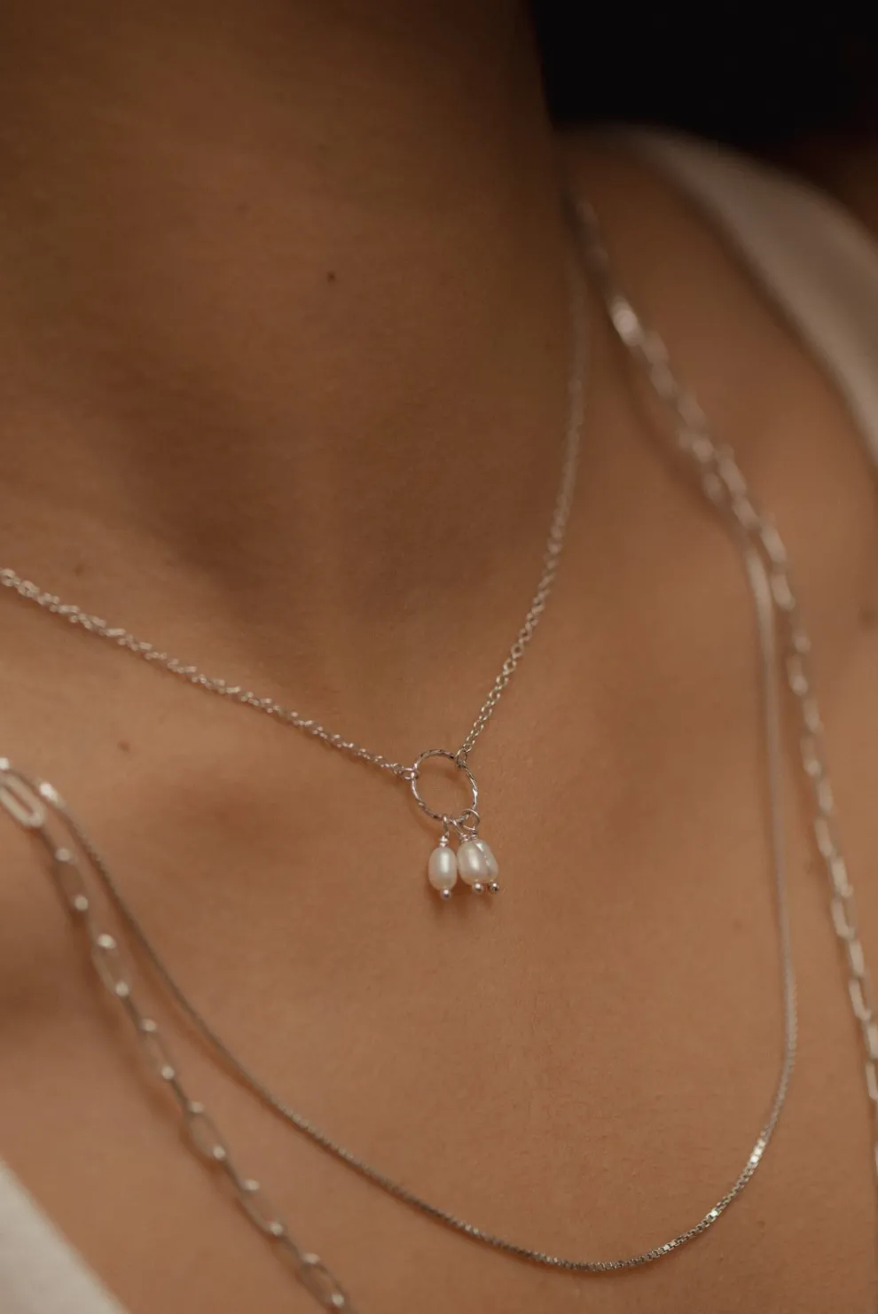 BOA BIJOUX Himsa Necklace - Silver