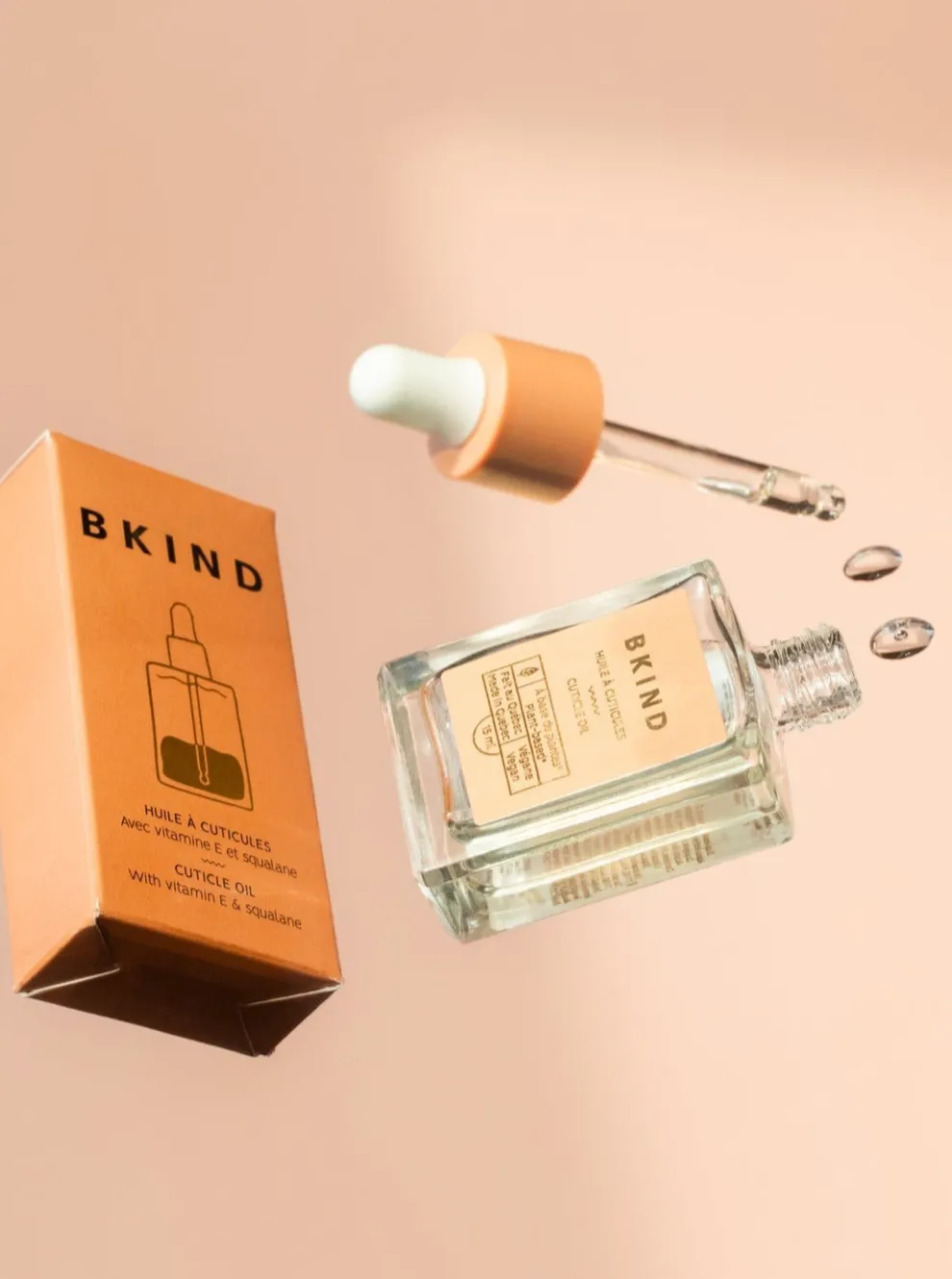 BKIND Cuticle Oil with Vitamin E and Squalane