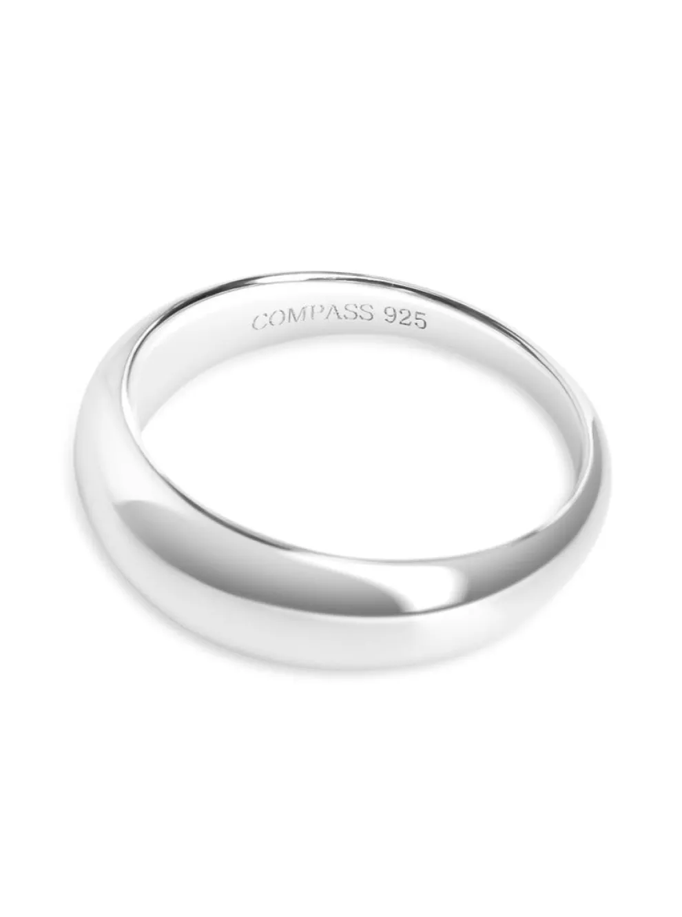 TWENTY COMPASS Dome Ring - Silver