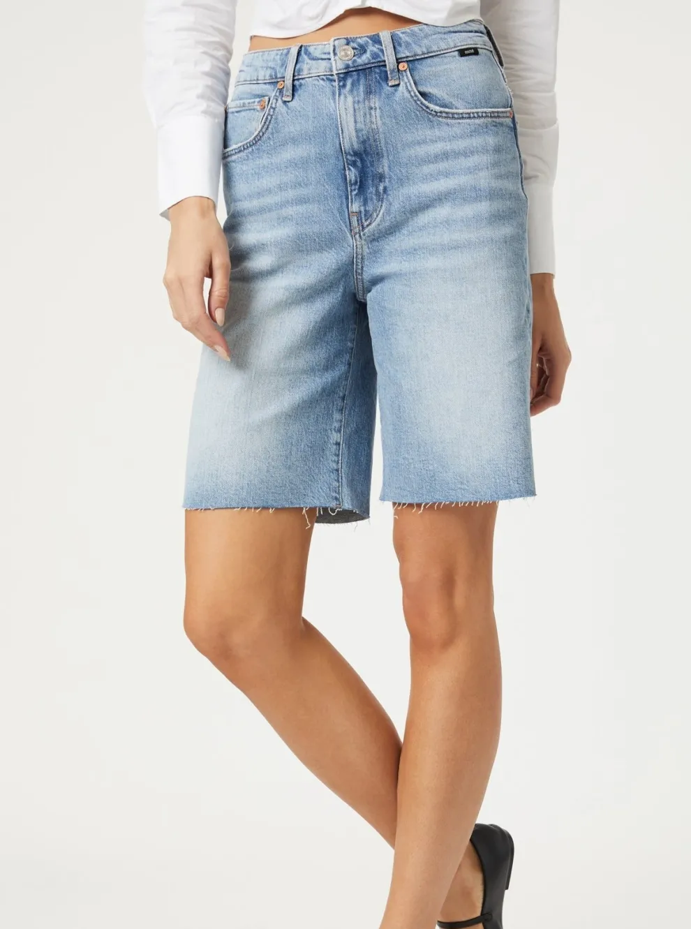 MAVI Selina Shorts - Light Blue