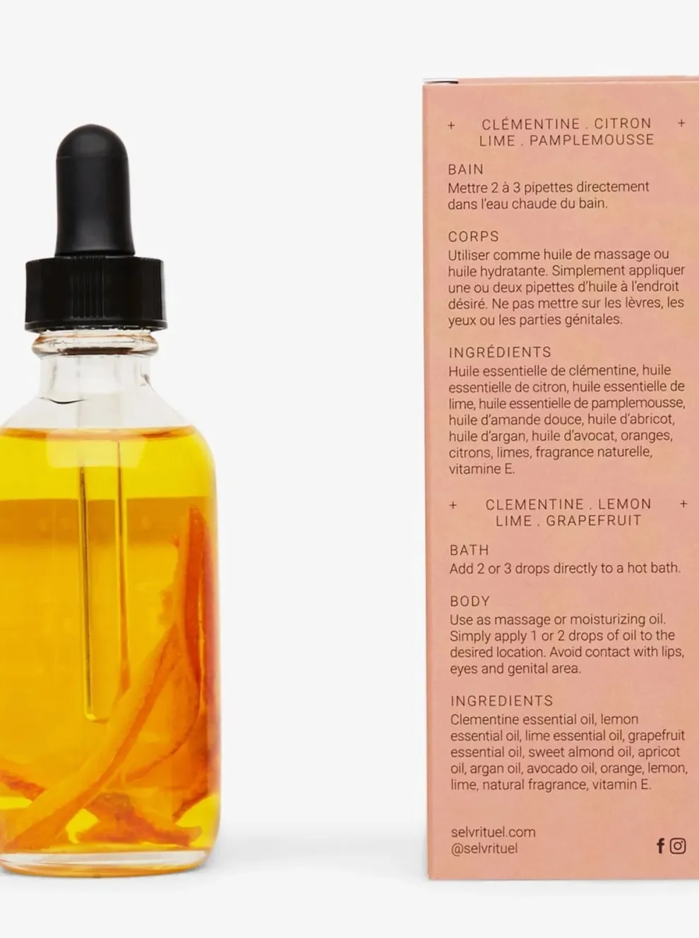 SELV RITUAL Botanical Body Bath Oil Ritual 55mL - Boho