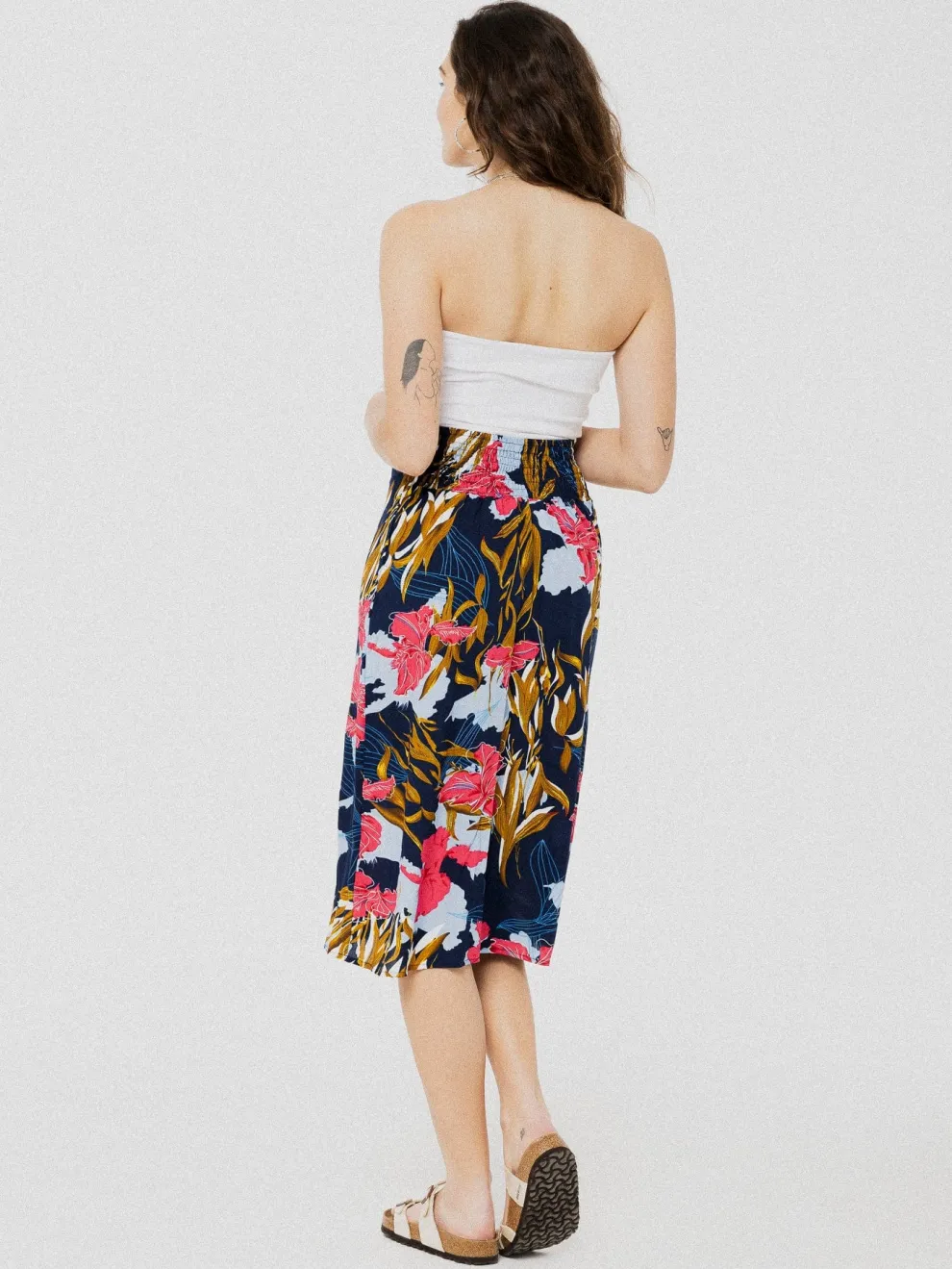 PINEAPPLE BANANAS Elena Skirt - Tropical navy
