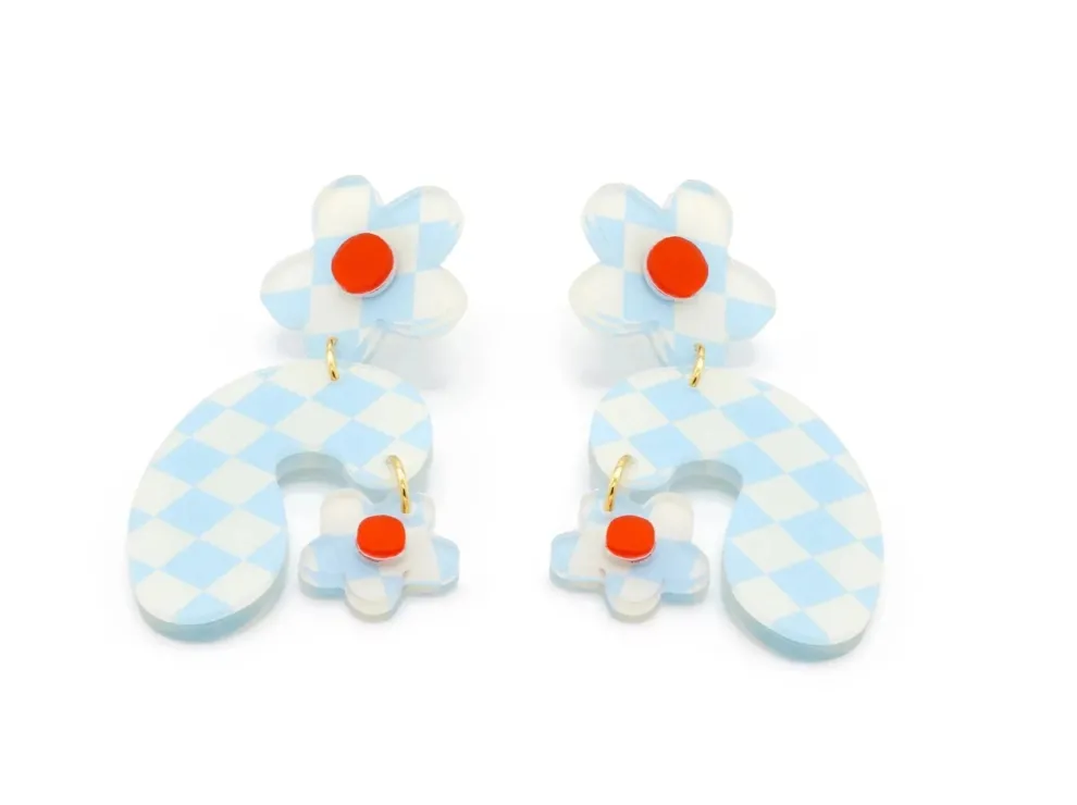 ANNE-MARIE CHAGNON Amalfi Earrings - Pewter