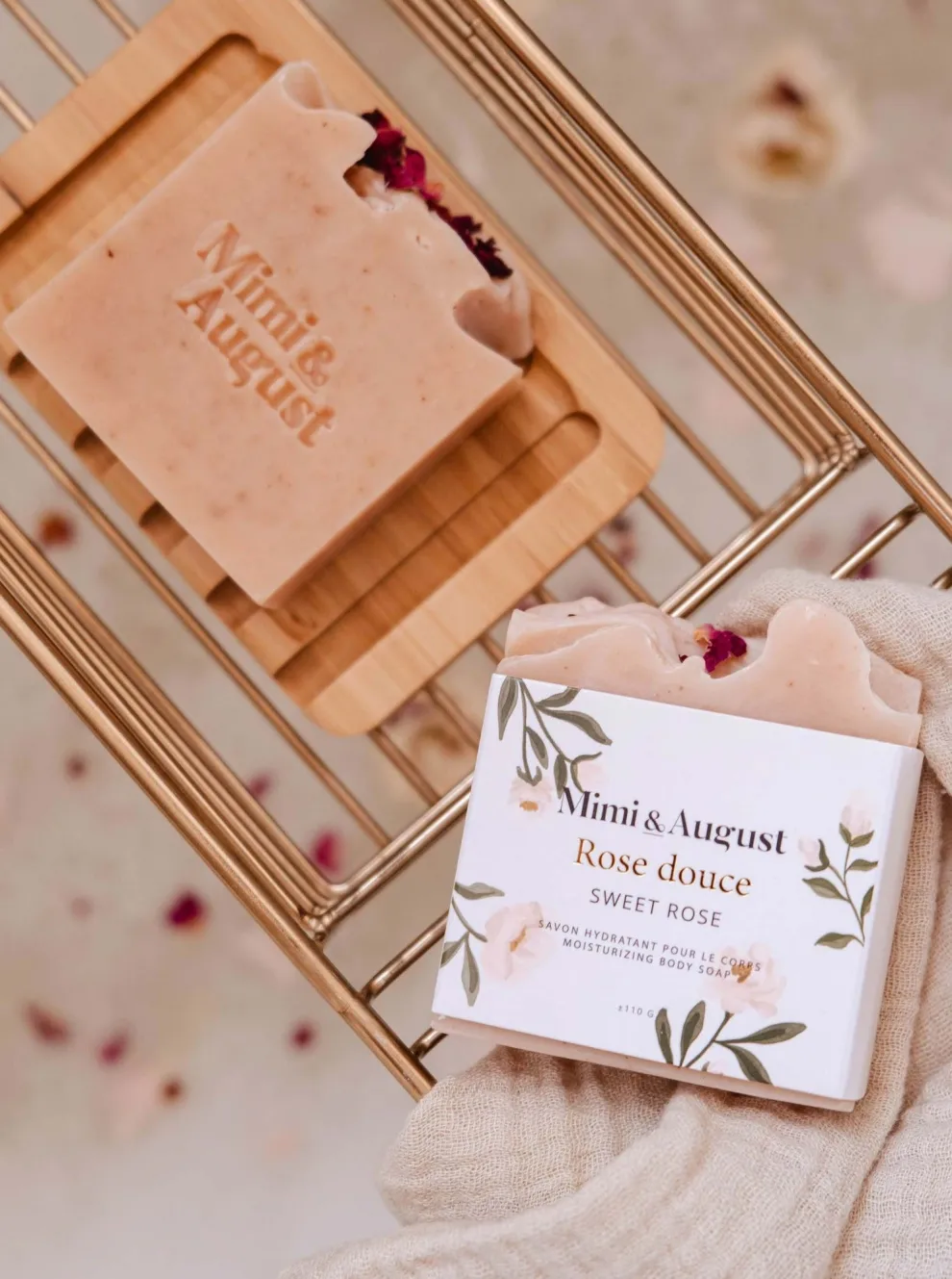 MIMI & AUGUST Sweet Rose Soap