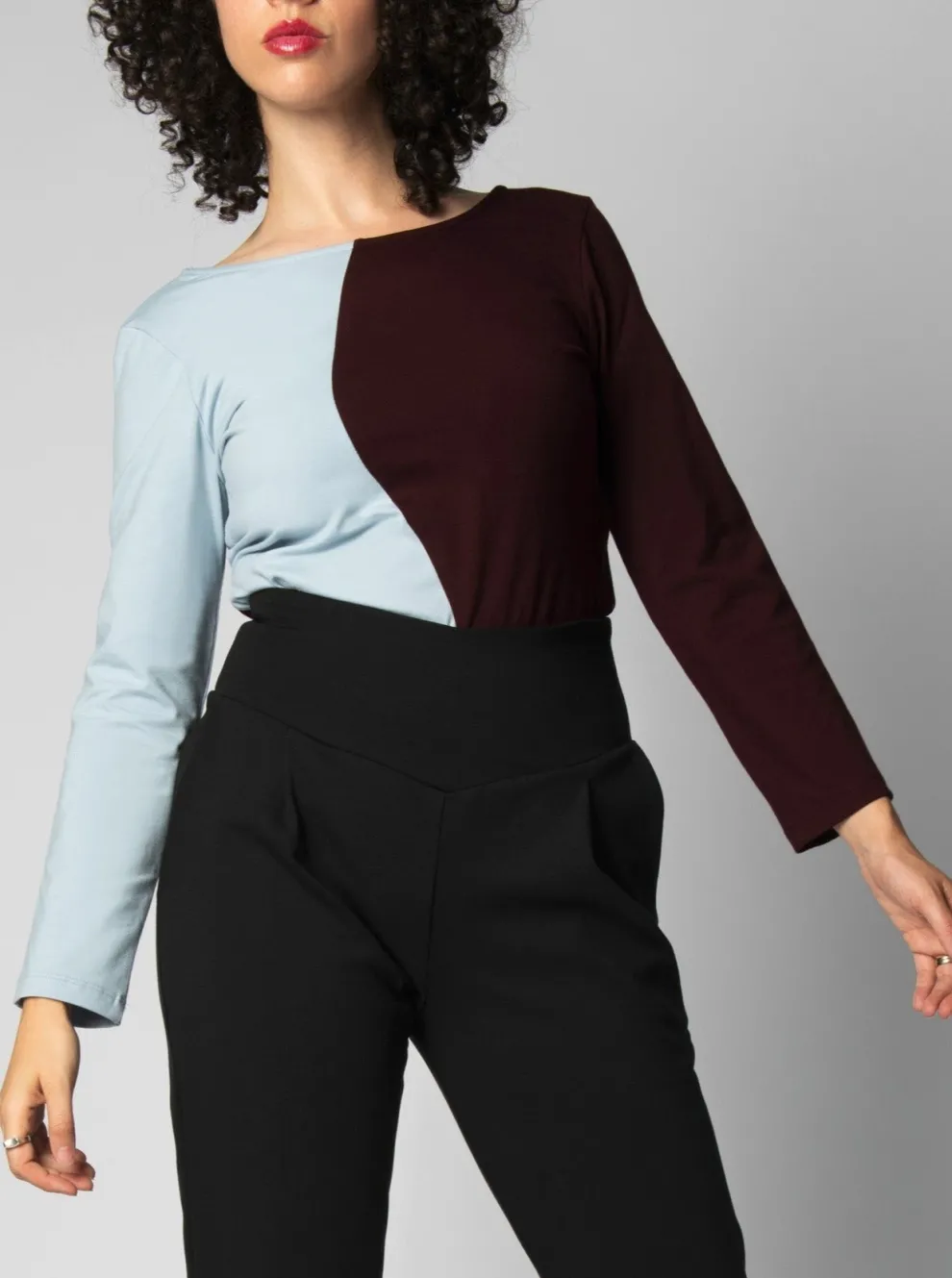 EVE LAVOIE Vague Rayan wrap top