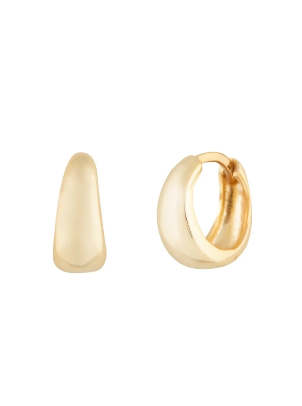 TWENTY COMPASS Mini Bold Hoops Earrings