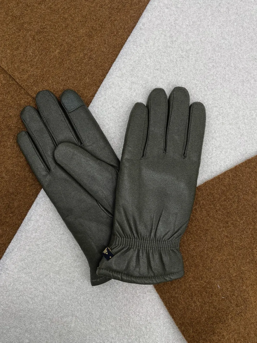 AUCLAIR Half Mittens - Khaki