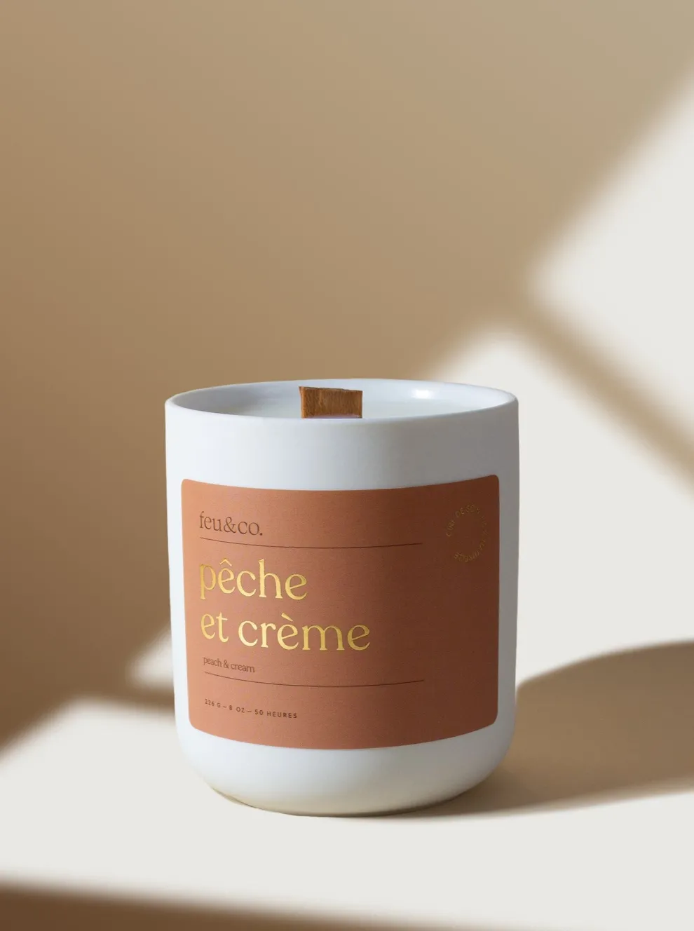 FIRE & CO. Peach and Cream Candle