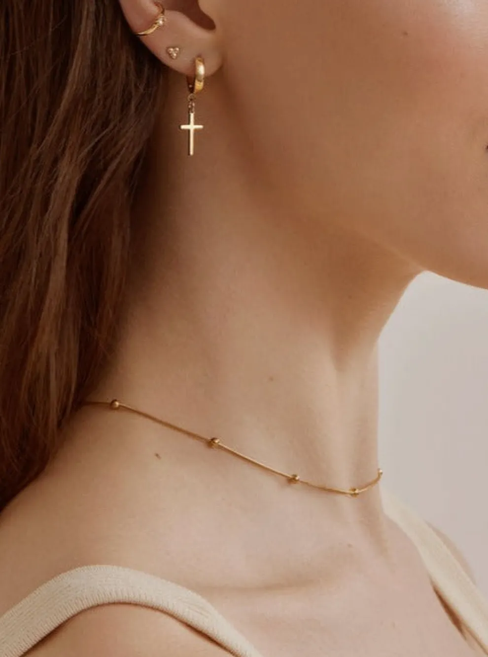 TWENTY COMPASS Jude Necklace - Gold Plated