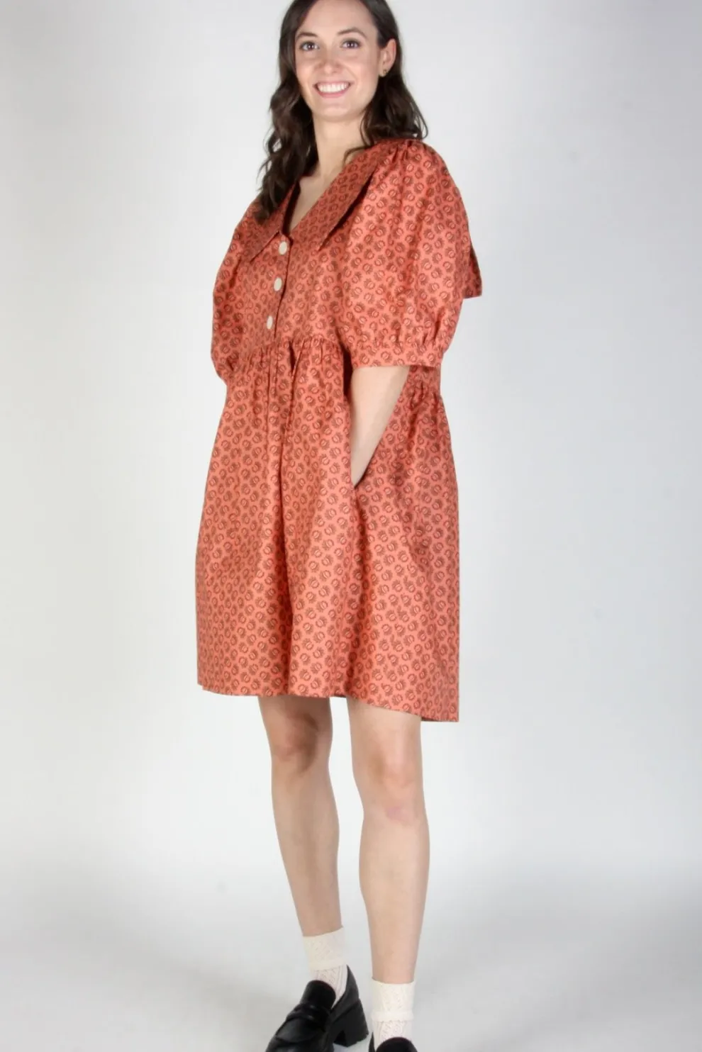 BIRDS OF NORTH AMERICA Fieldfare Dress - Berry Sheaf