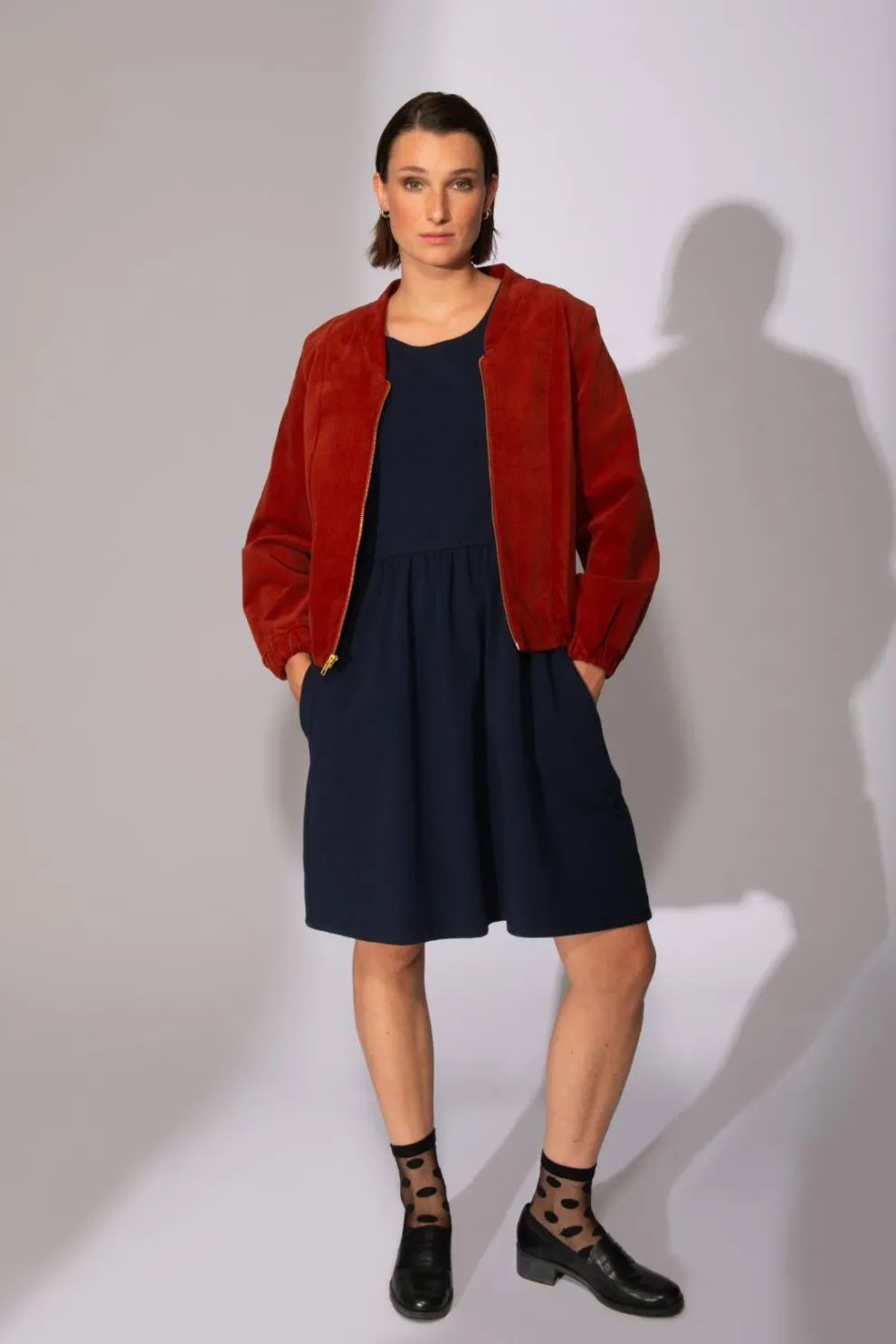 EVE LAVOIE Redrawn Jacket - Terracotta