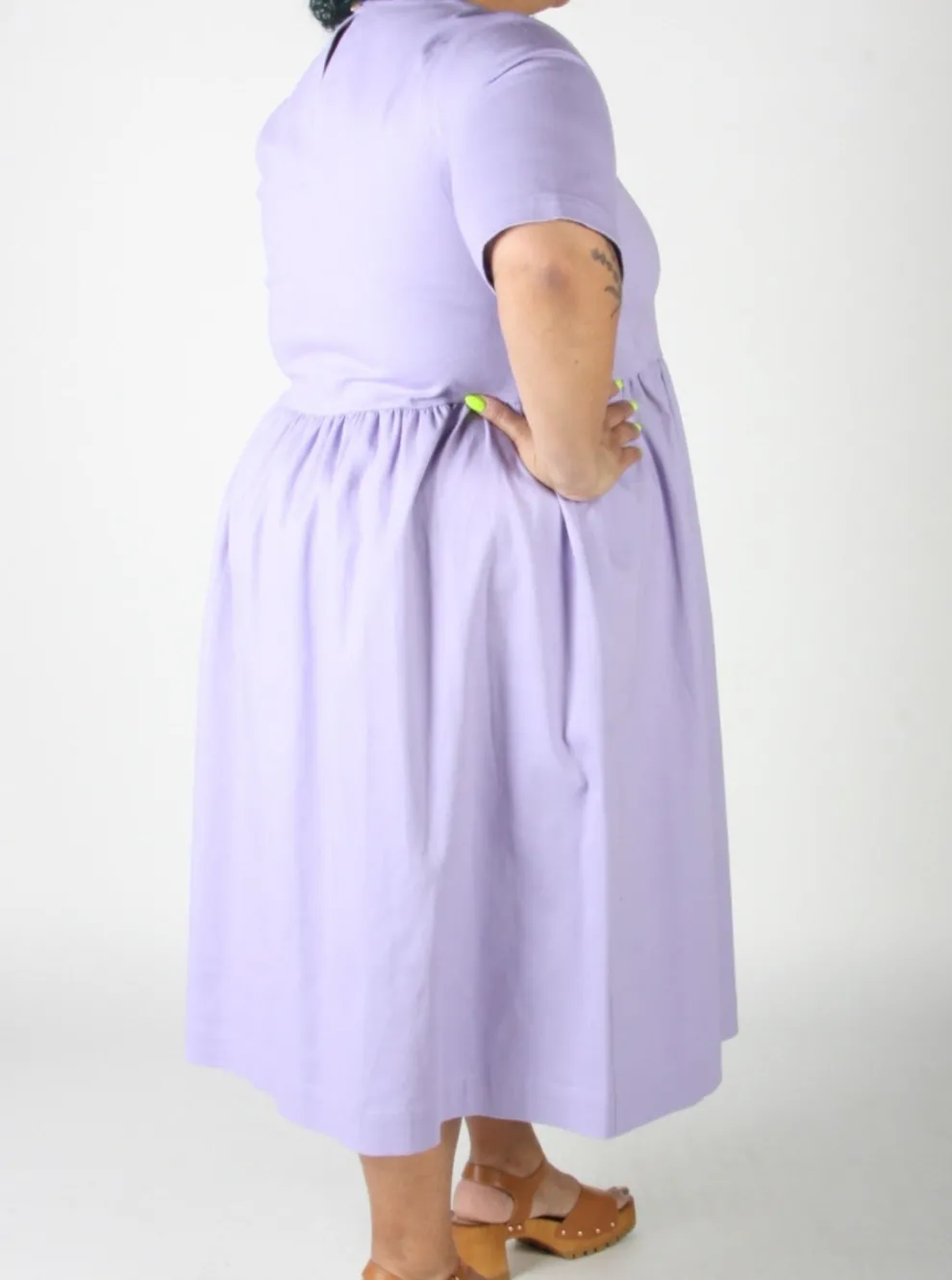 BIRDS OF NORTH AMERICA Tiger Shrike Dress - Iris