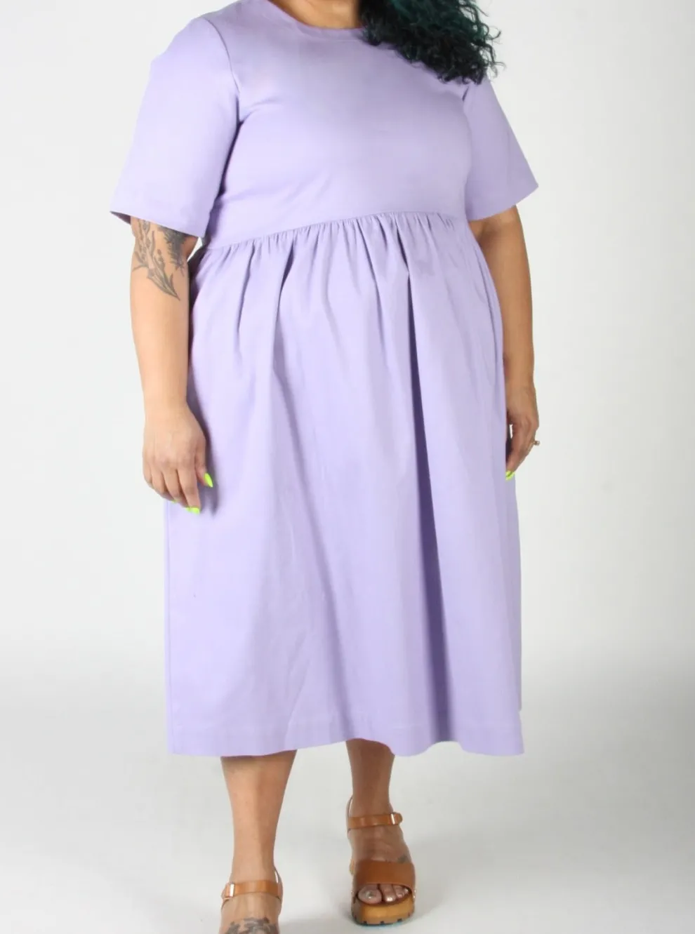 BIRDS OF NORTH AMERICA Tiger Shrike Dress - Iris