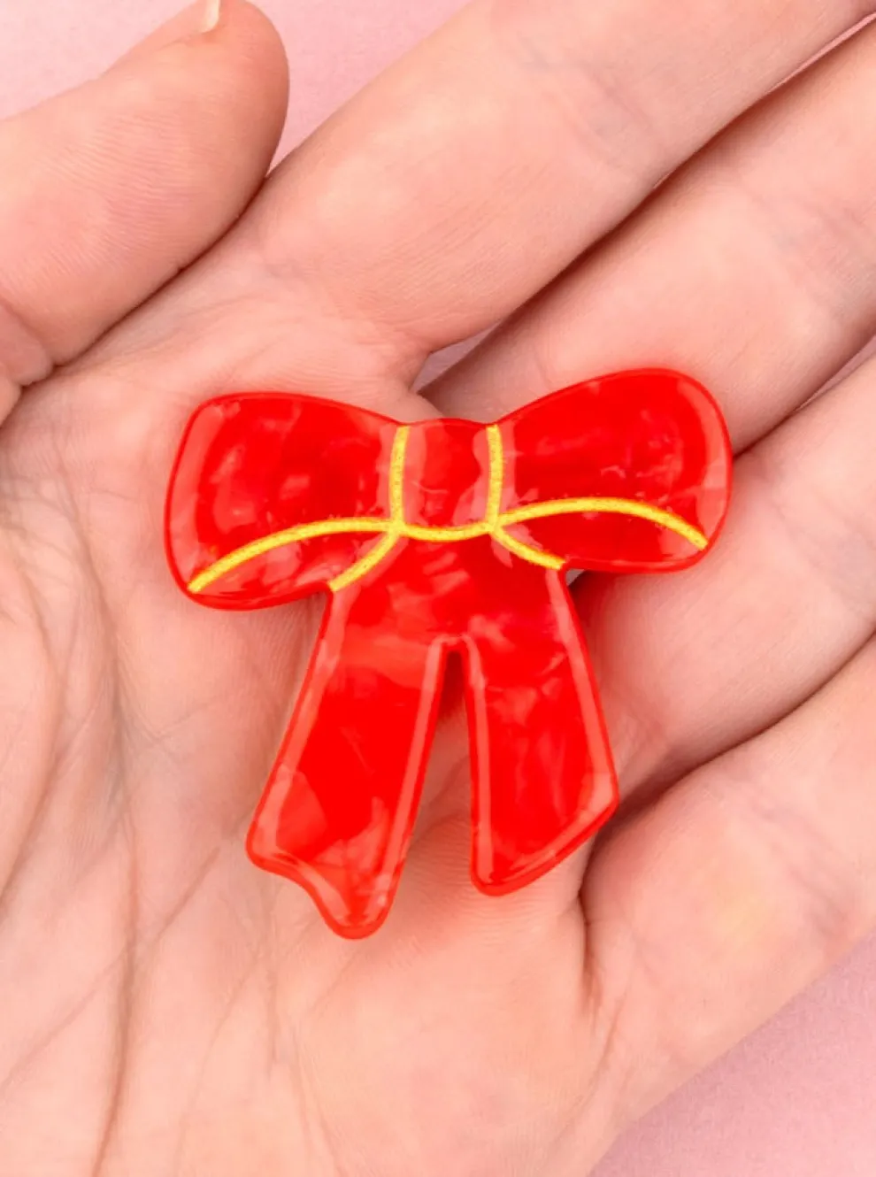 COUCOU SUZETTE Bow Barrette - Red