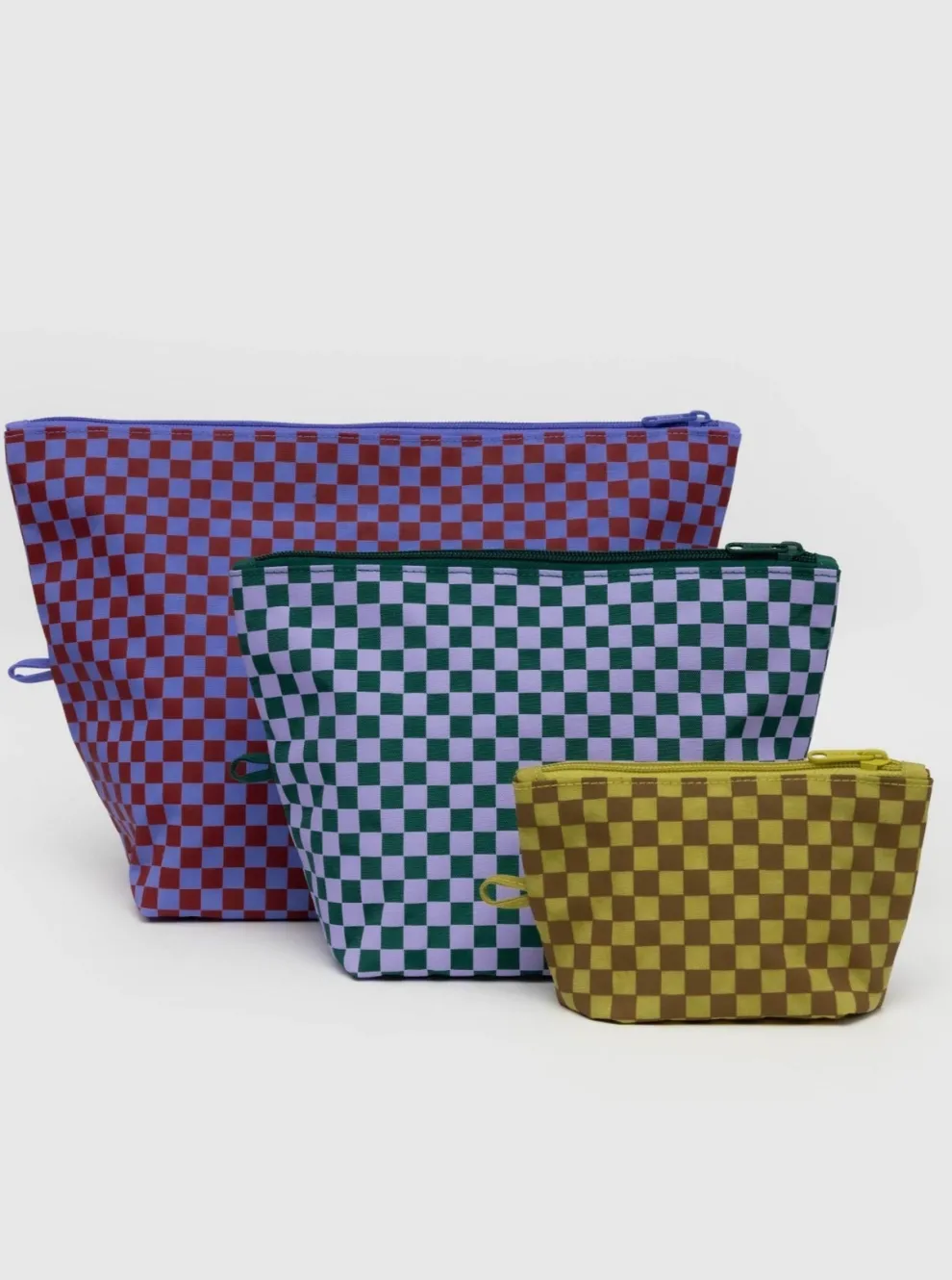 BAGGU Go Pouch - Jewel Checks
