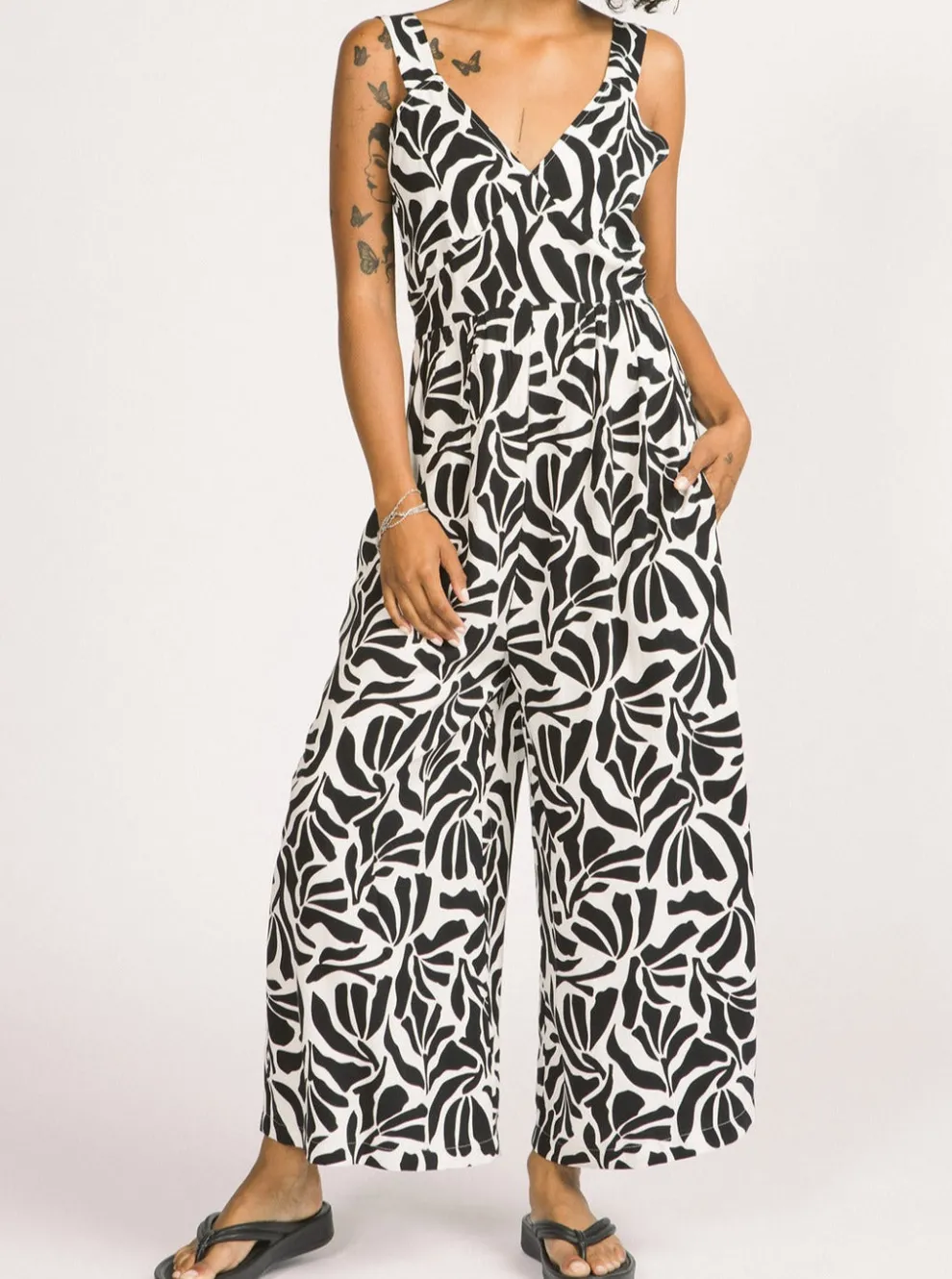 ALLISON WONDERLAND Zadie Jumpsuit - Zebra