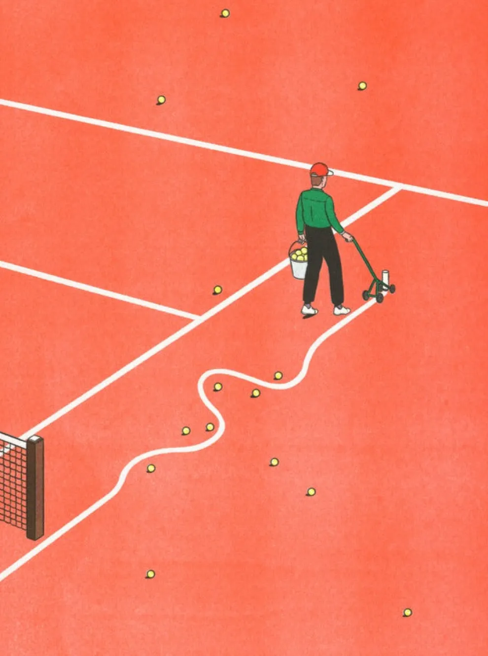 KIBLIND Poster Simon Bailly - Roland-Garros