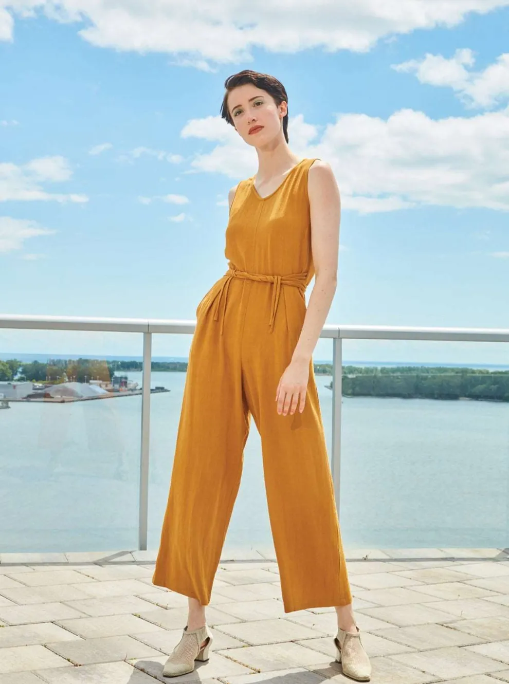 DAGG & STACEY Husband Jumpsuit - Toffee