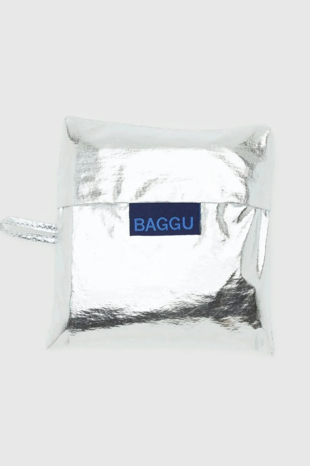BAGGU Standard Reusable Bag - Metallic Silver