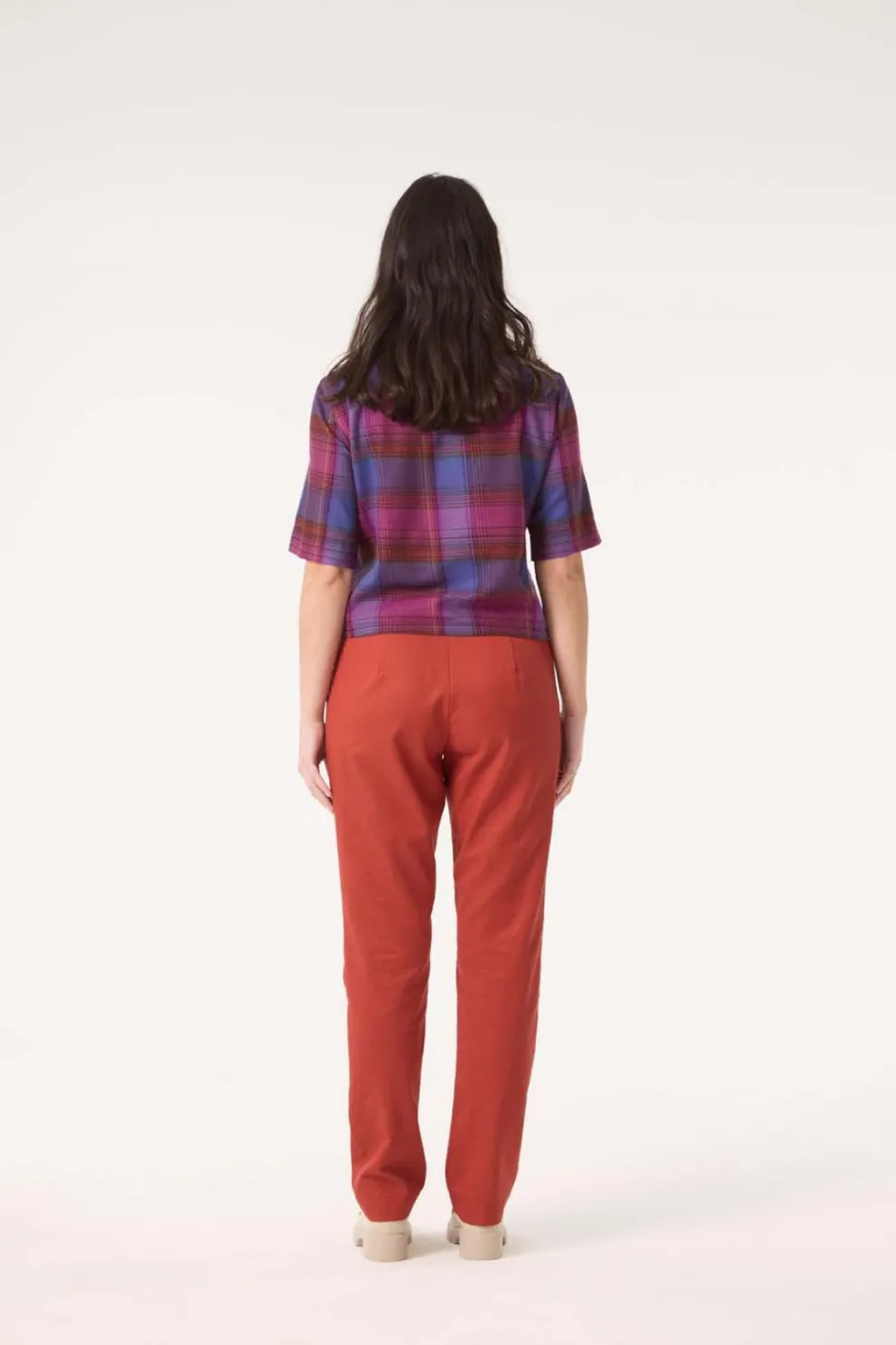 COKLUCH Sideral Top - Mauve Plaid