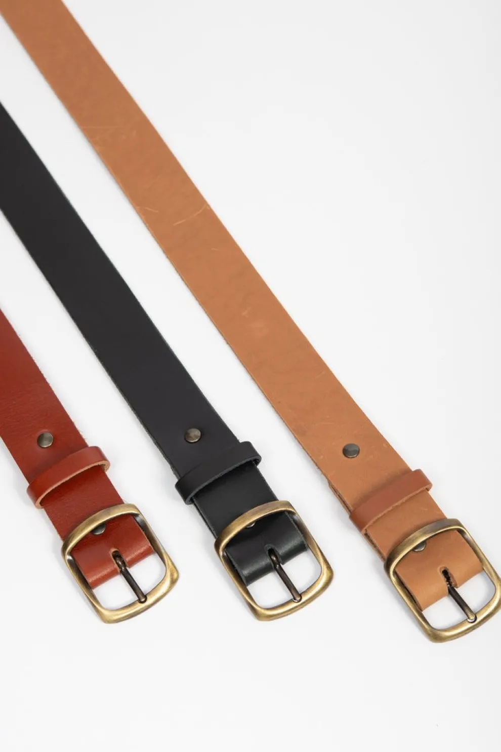 VEINAGE Thin Leather Belt