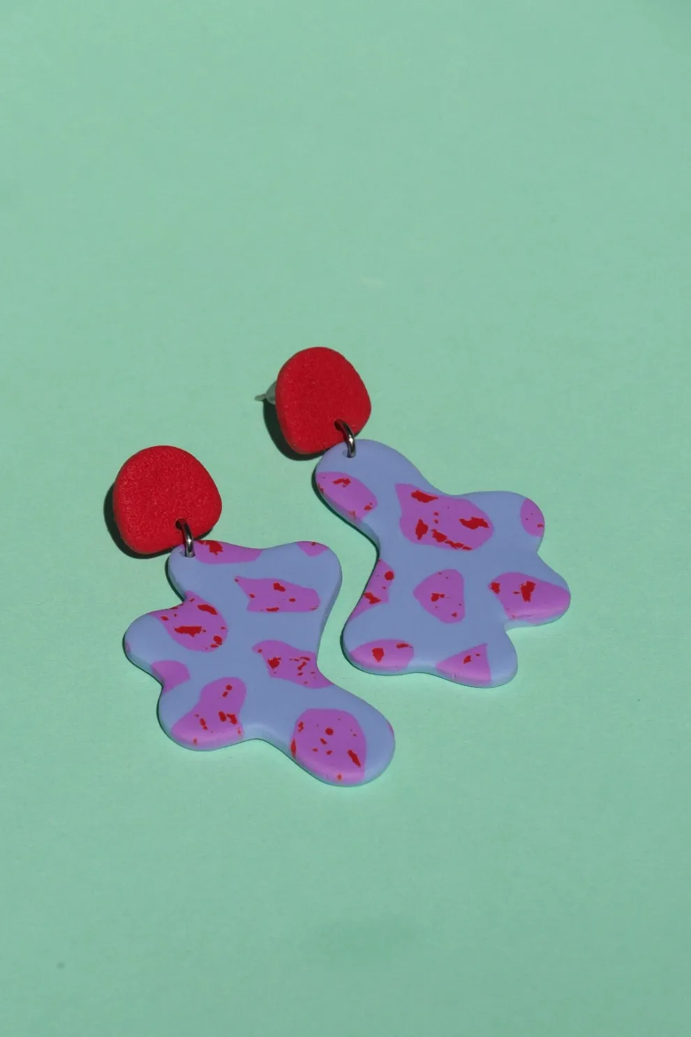 CROCODILE AGILE Garance Earrings - Abstract Terrazzo