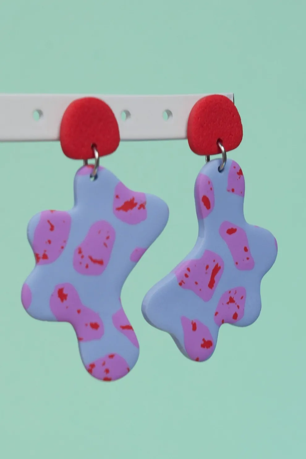 CROCODILE AGILE Garance Earrings - Abstract Terrazzo