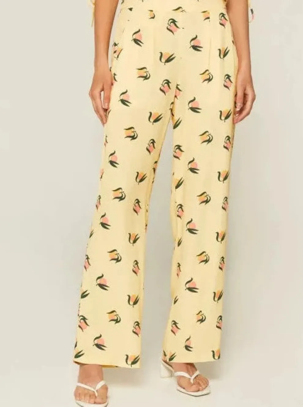 FANTASTIC COMPANY Pantalon Pêches - Jaune